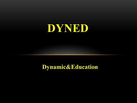 DYNED Dynamic&Education.