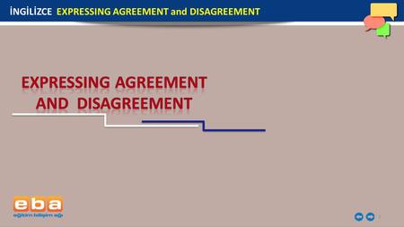 EXPRESSING AGREEMENT AND DISAGREEMENT