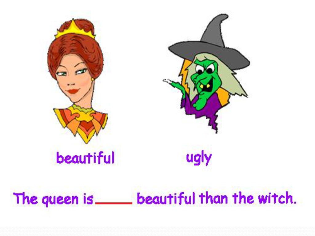 Her and the more beautiful. Beautiful ugly for Kids. Ugly beautiful Flashcards for Kids. Beautiful ugly Flashcard. Beautiful ugly картинки для детей.