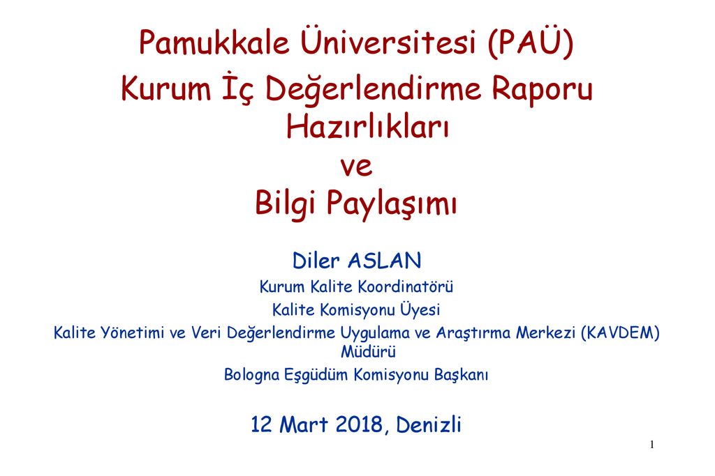 pamukkale universitesi pau ppt indir