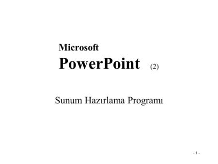 Microsoft PowerPoint (2)