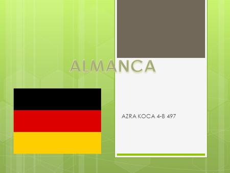 ALMANCA AZRA KOCA 4-B 497.