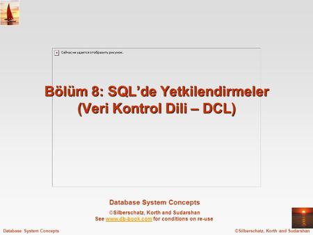 Bölüm 8: SQL’de Yetkilendirmeler (Veri Kontrol Dili – DCL)