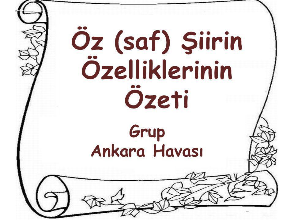 Oz Saf Siirin Ozelliklerinin Ozeti Ppt Indir