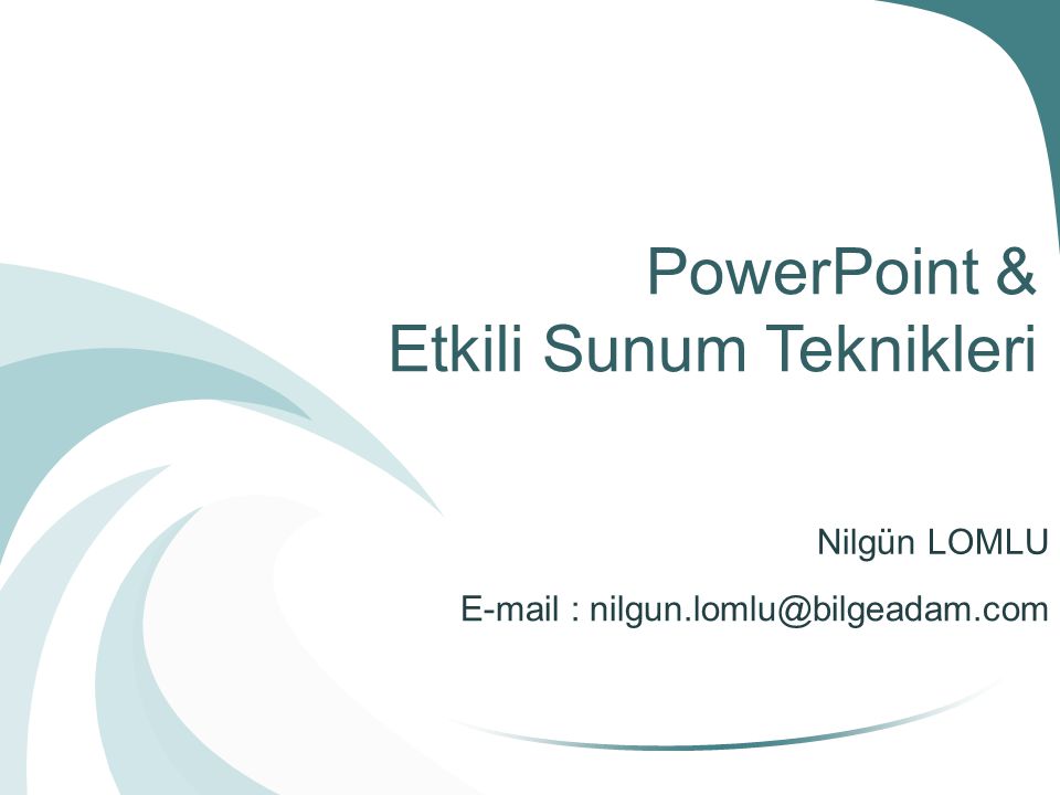 powerpoint sunumu siyah arka plan