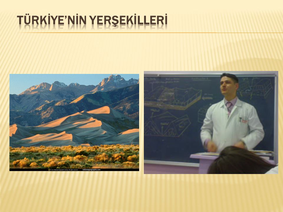 yer şekilleri