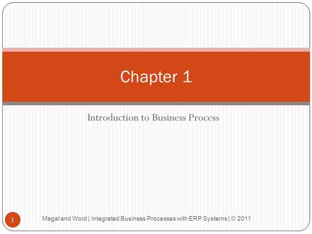 Introduction to Business Process