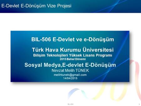 E-Devlet E-Dönüşüm Vize Projesi