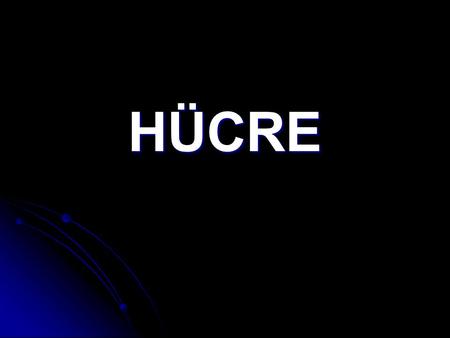 HÜCRE.