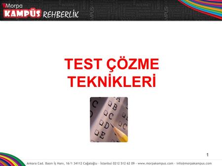 TEST ÇÖZME TEKNİKLERİ www.guzelogrenciler.com.