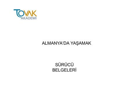 ALMANYA‘DA YAŞAMAK SÜRÜCÜ BELGELERİ. Almanya'da sürücü belgelerinin bir şoför okulu aracılığı ile alınması zorunludur. Motorlu bisiklet türleri, otomobiller,