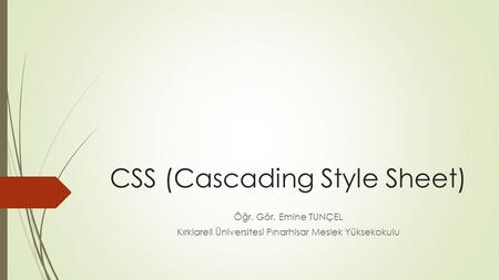 CSS (Cascading Style Sheet)