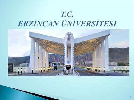 T.C. ERZİNCAN ÜNİVERSİTESİ