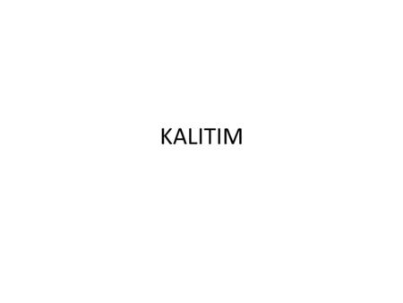 KALITIM.