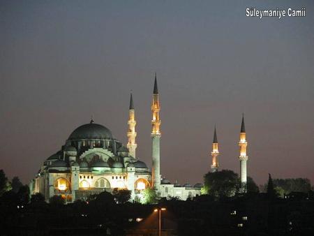 Süleymaniye Camii.