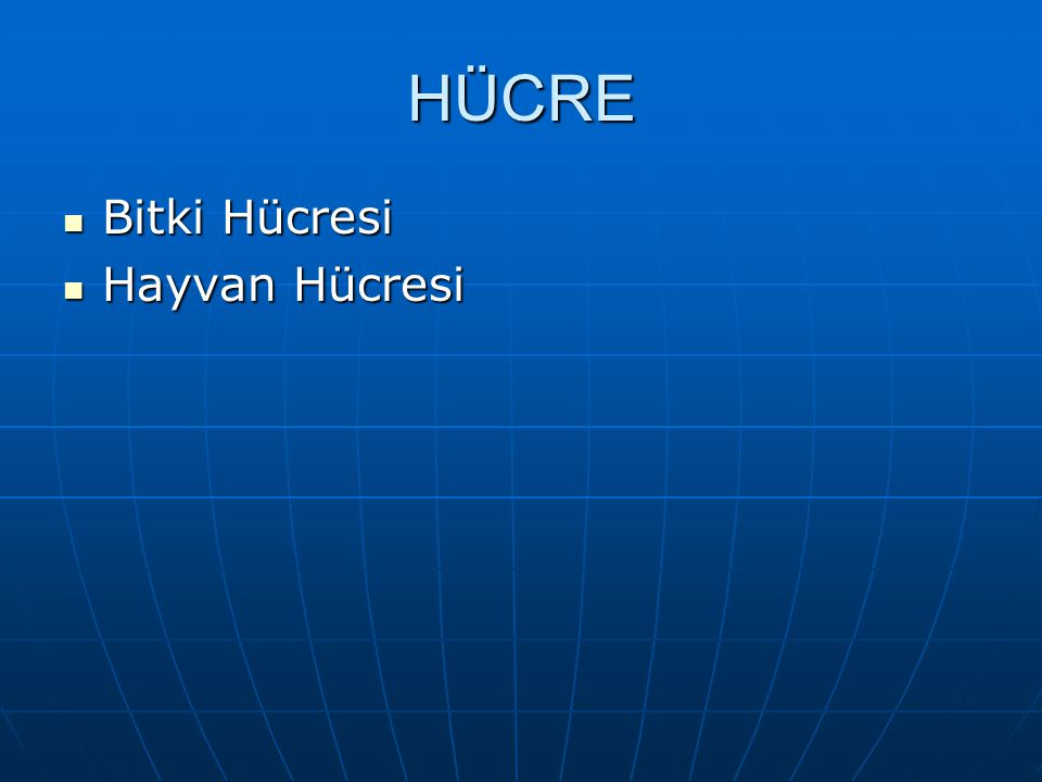 hucre bitki hucresi hayvan hucresi ppt video online indir