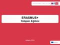 ERASMUS+ Yetişkin Eğitimi
