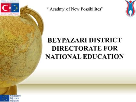 BEYPAZARI DISTRICT DIRECTORATE FOR NATIONAL EDUCATION ‘’Acadmy of New Possibilites’’