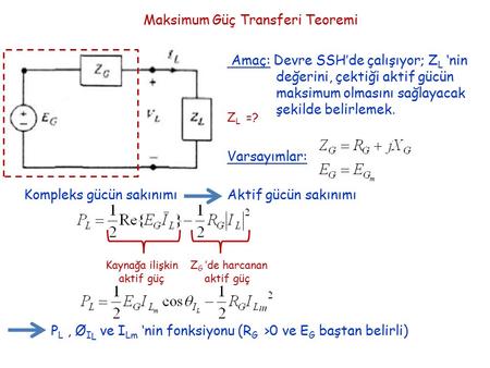 Maksimum Güç Transferi Teoremi