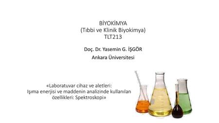 BİYOKİMYA (Tıbbi ve Klinik Biyokimya) TLT213
