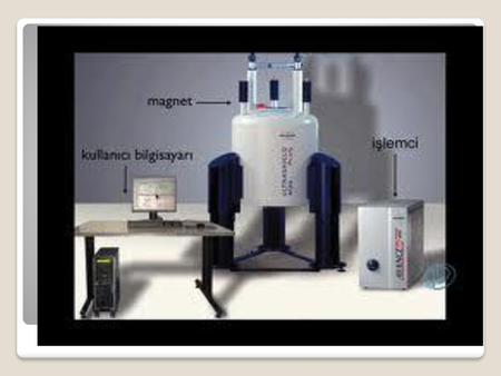 Nükleer manyetik rezonans (NMR) spektroskopisi Atomu oluşturan yüklü taneciklerden elektronlar, kendi etraflarında dönerler yani bir “spin” hareketi.