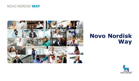 Presentation title Novo Nordisk Way.