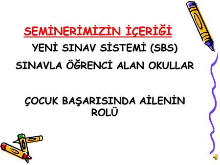 SEMİNERİMİZİN İÇERİĞİ