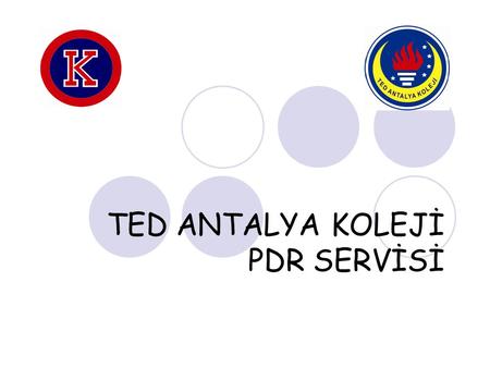 TED ANTALYA KOLEJİ PDR SERVİSİ