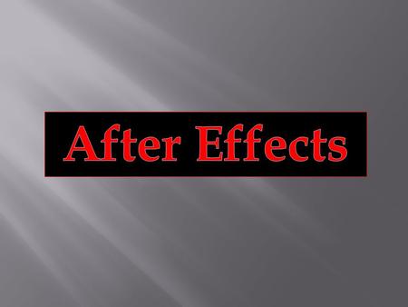 After Effects.