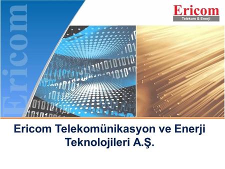 Ericom Telekomünikasyon ve Enerji Teknolojileri A.Ş.