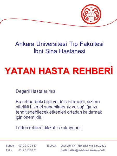 Ankara Üniversitesi Tıp Fakültesi İbni Sina Hastanesi