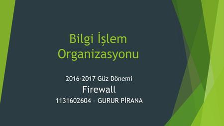 Bilgi İşlem Organizasyonu