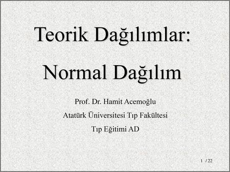 Atatürk Üniversitesi Tıp Fakültesi