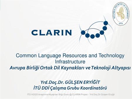 Avrupa Birliği Ortak Dil Kaynakları ve Teknoloji Altyapısı