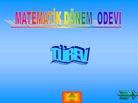 MATEMATİK DÖNEM ÖDEVİ TÜREV.