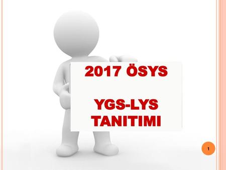 2017 ÖSYS YGS-LYS TANITIMI.