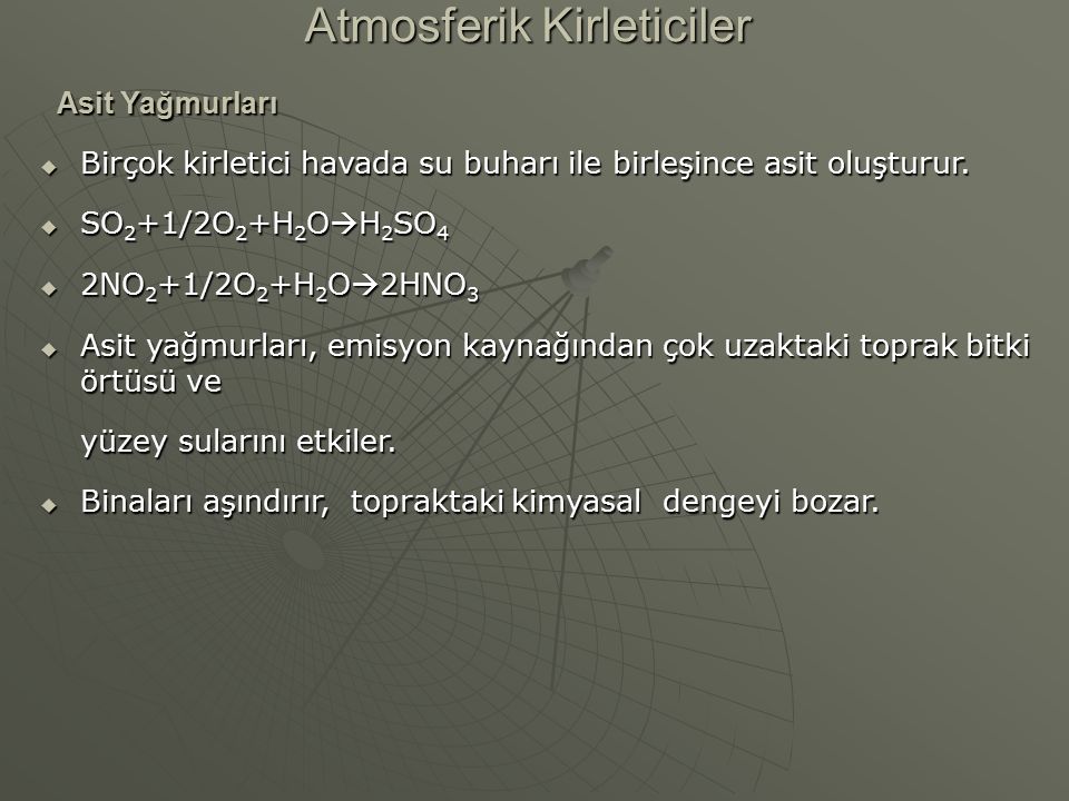 Atmosferik Kirleticiler Ppt Indir