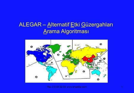 ALEGAR – Alternatif Etki Güzergahları Arama Algoritması