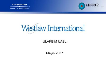 ULAKBIM UASL Mayıs 2007. 2 İçerik Türleri: Bilgide Bir Servet Hukuk Dergileri Online Hukuk Kitapları Yasalar, İçtihatlar ve Mahkeme Kararları Gazete ve.
