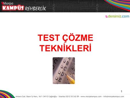 TEST ÇÖZME TEKNİKLERİ www.guzelogrenciler.com.