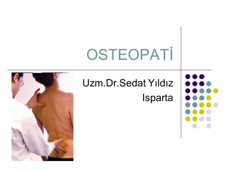 Uzm.Dr.Sedat Yıldız Isparta