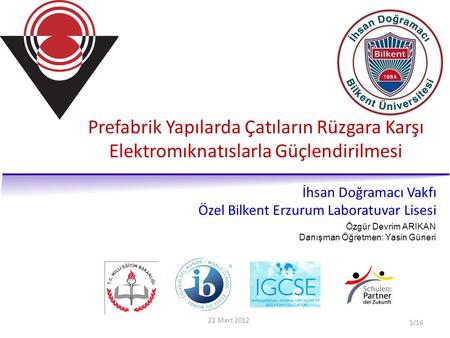 İhsan Doğramacı Vakfı Özel Bilkent Erzurum Laboratuvar Lisesi
