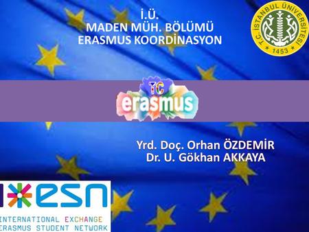 ERASMUS Nedir? Erasmus programı, yükseköğretim kurumlarının birbirleri ile işbirliği yapmalarını teşvik etmeye yönelik bir Avrupa Birliği programıdır.