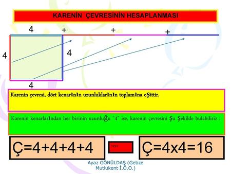 KARENİN ÇEVRESİNİN HESAPLANMASI