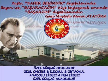 Zafer, ”ZAFER BENİMDİR” diyebilenindir.