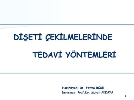 Danışman: Prof.Dr. Murat AKKAYA