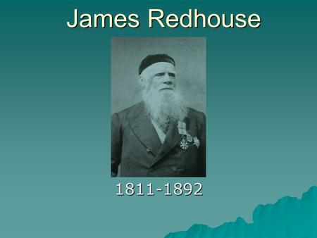 James Redhouse 1811-1892.