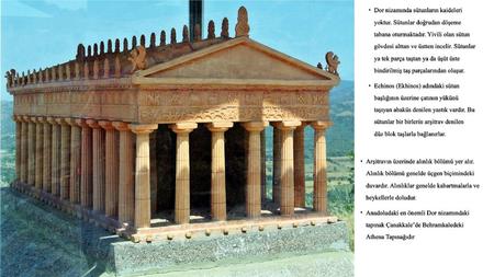 Bazı Yunan tapınaklarında korint ve iyon sütun başlıkları birleştirilerek karma ( Kompozit) başlıklar kullanılmıştır. Bu tapınaklarda sütunların.
