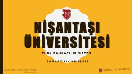 NİŞANTAŞI ÜNİVERSİTESİ