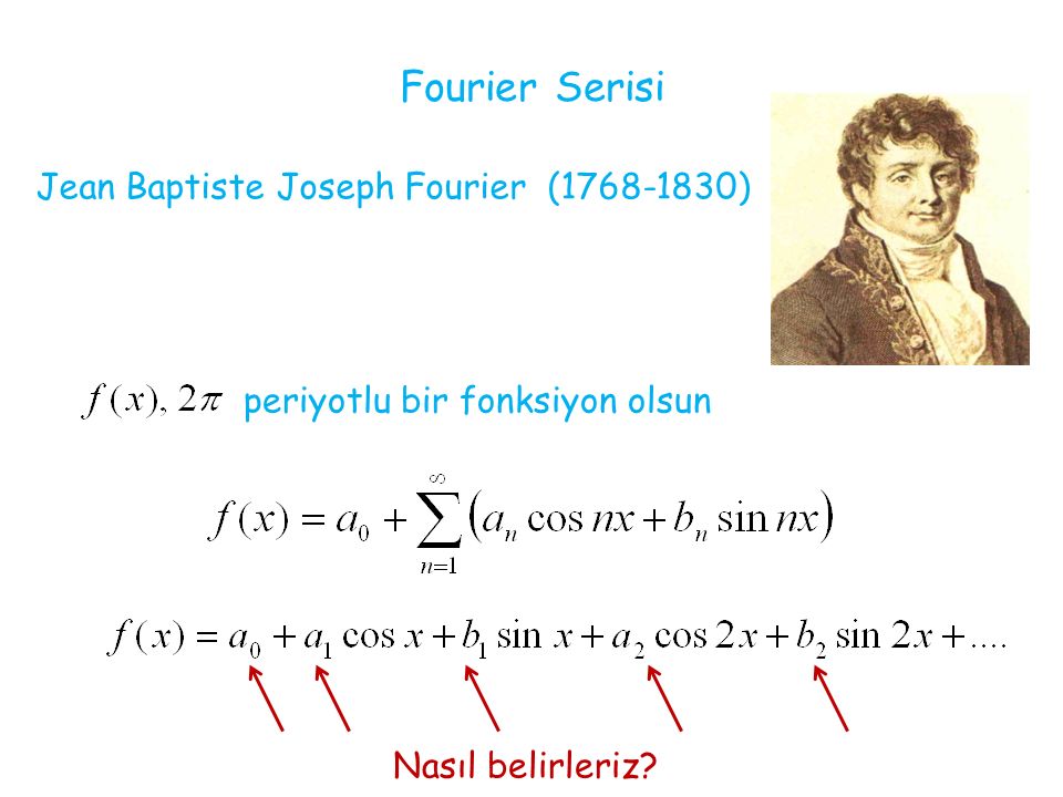 Fourier Serisi Jean Baptiste Joseph Fourier ( )